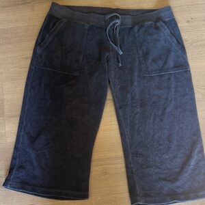 Juicy Couture Navy Terry Cloth Capris
